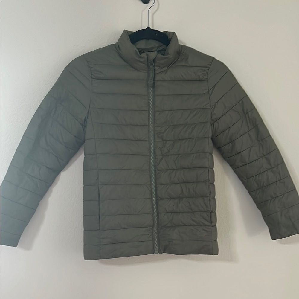 Lands End Kids Olive Puffer Jacket